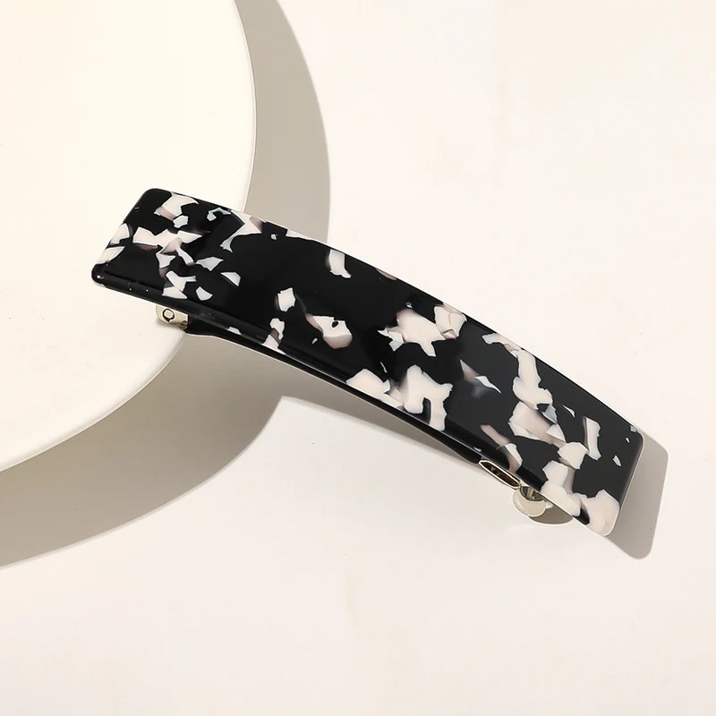 Leopard Marble Geometric Hair Clips Barrettes Women Hairpins Accessories