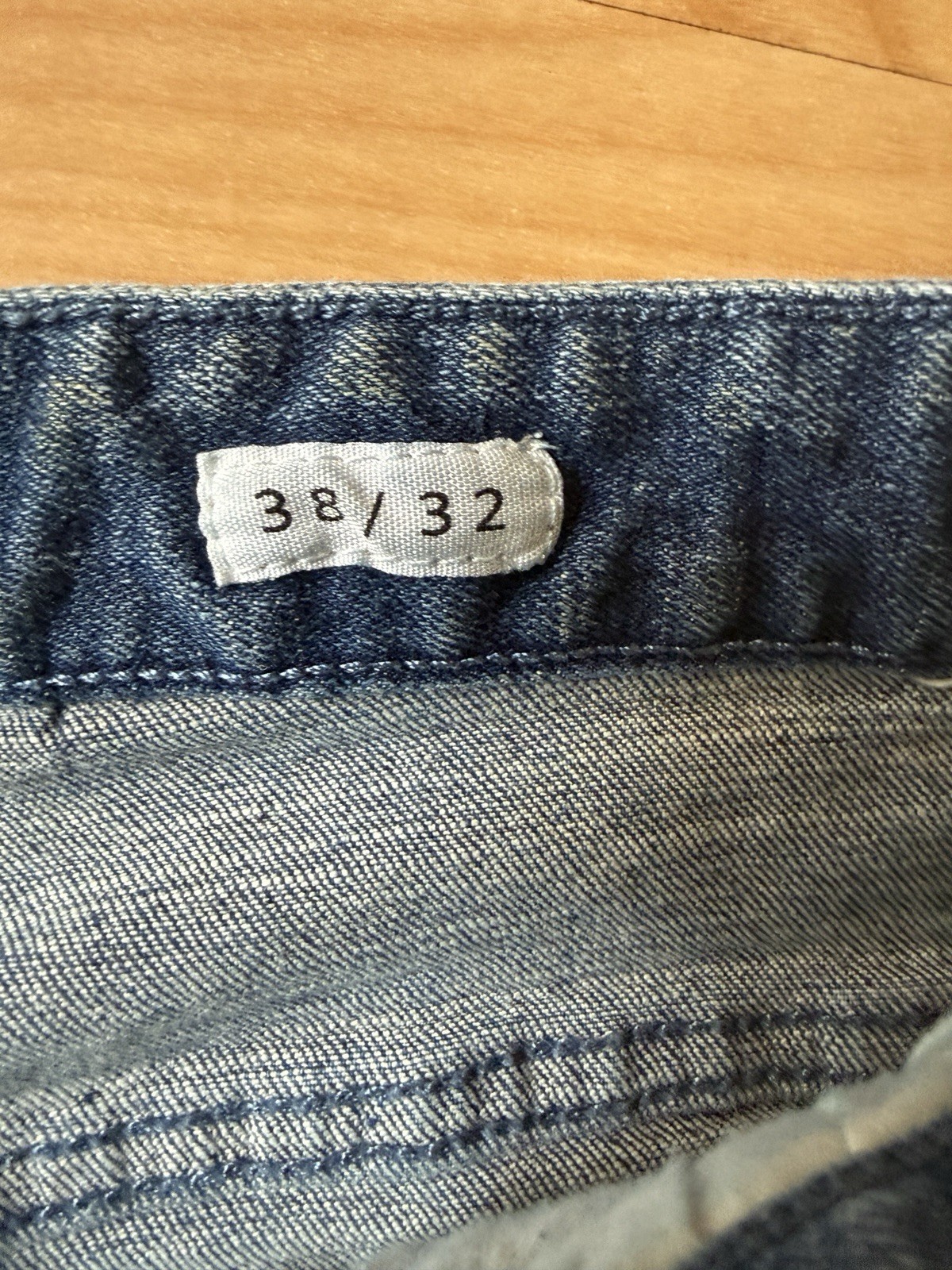 First Row Utility Cargo Repair Distressed Denim Jeans Size 38X32