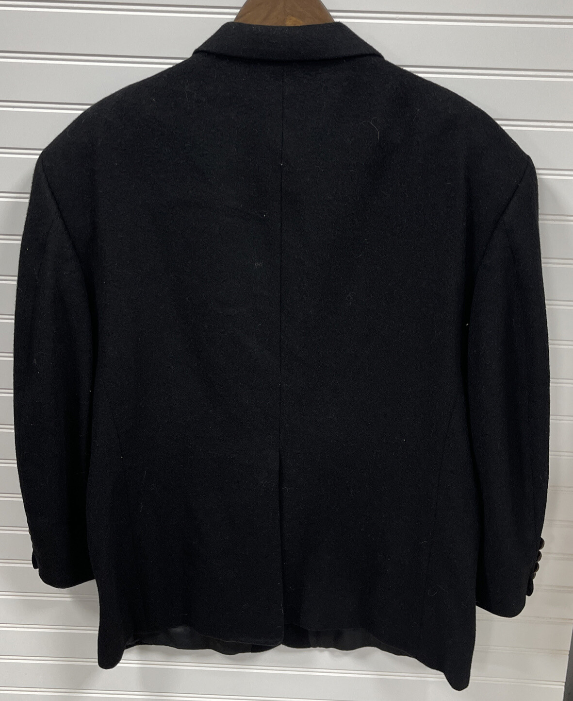 Tailors Row by Deansgate Mens 42 Black Camel Hair Two Button Sport Coat