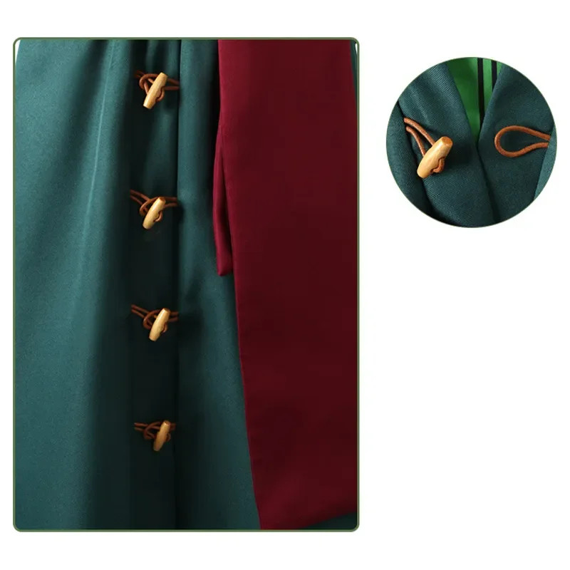 Roronoas Cosplay Costume Anime Kimono Robe Zoro Cloak Uniform Halloween Outfits