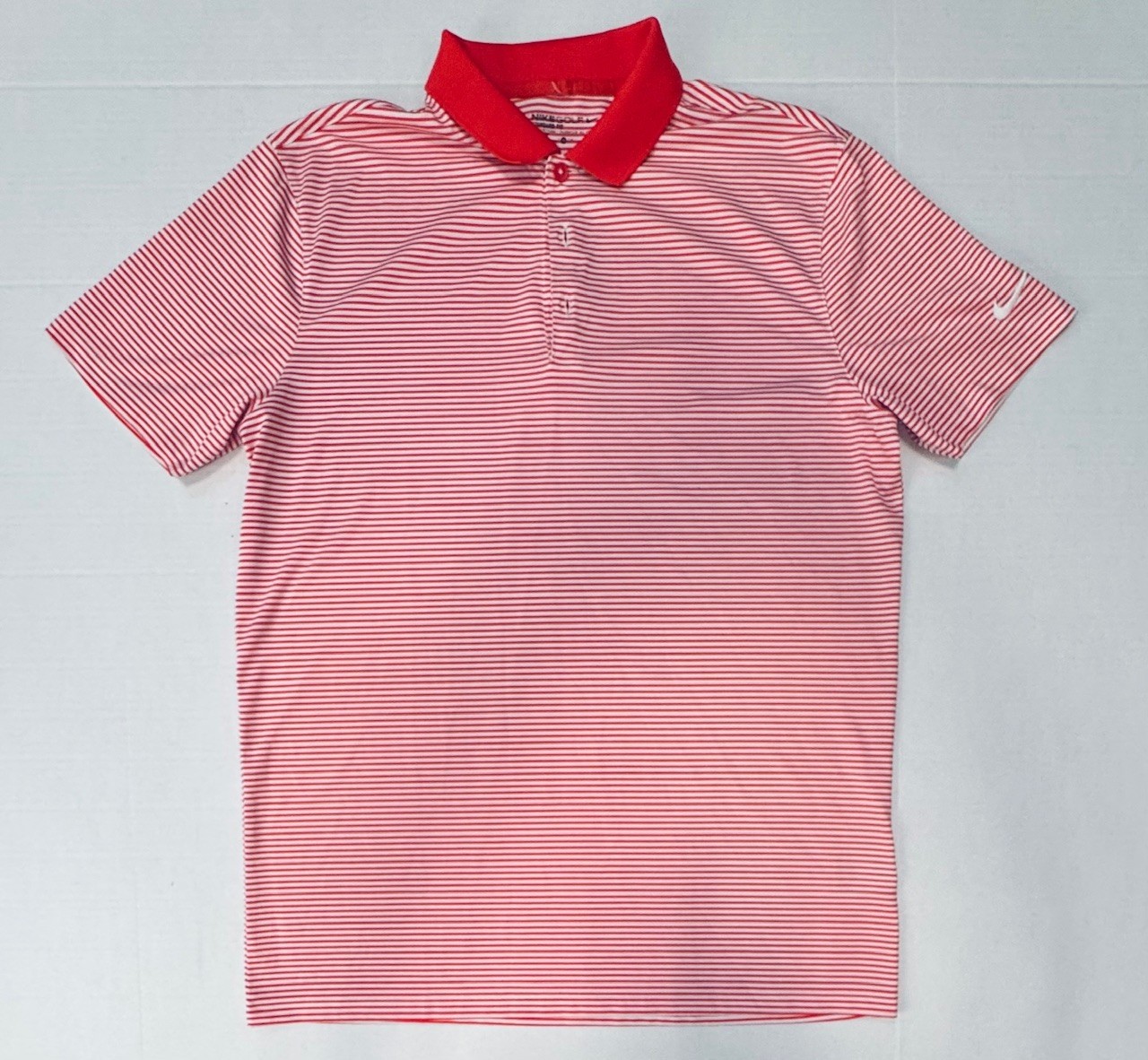 Nike Golf Men Polo Dri-Fit standard Fit M Red/White (NK003B3)