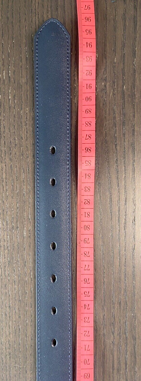 FALARI – 94cm Long Black Leather Mens Belt