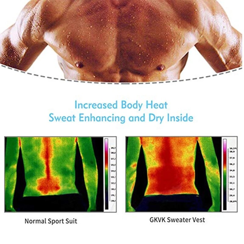 Men’s Sweat Sauna Chaleco Tank Top Body Shaper Fajas Para Hombres Reductora Vest