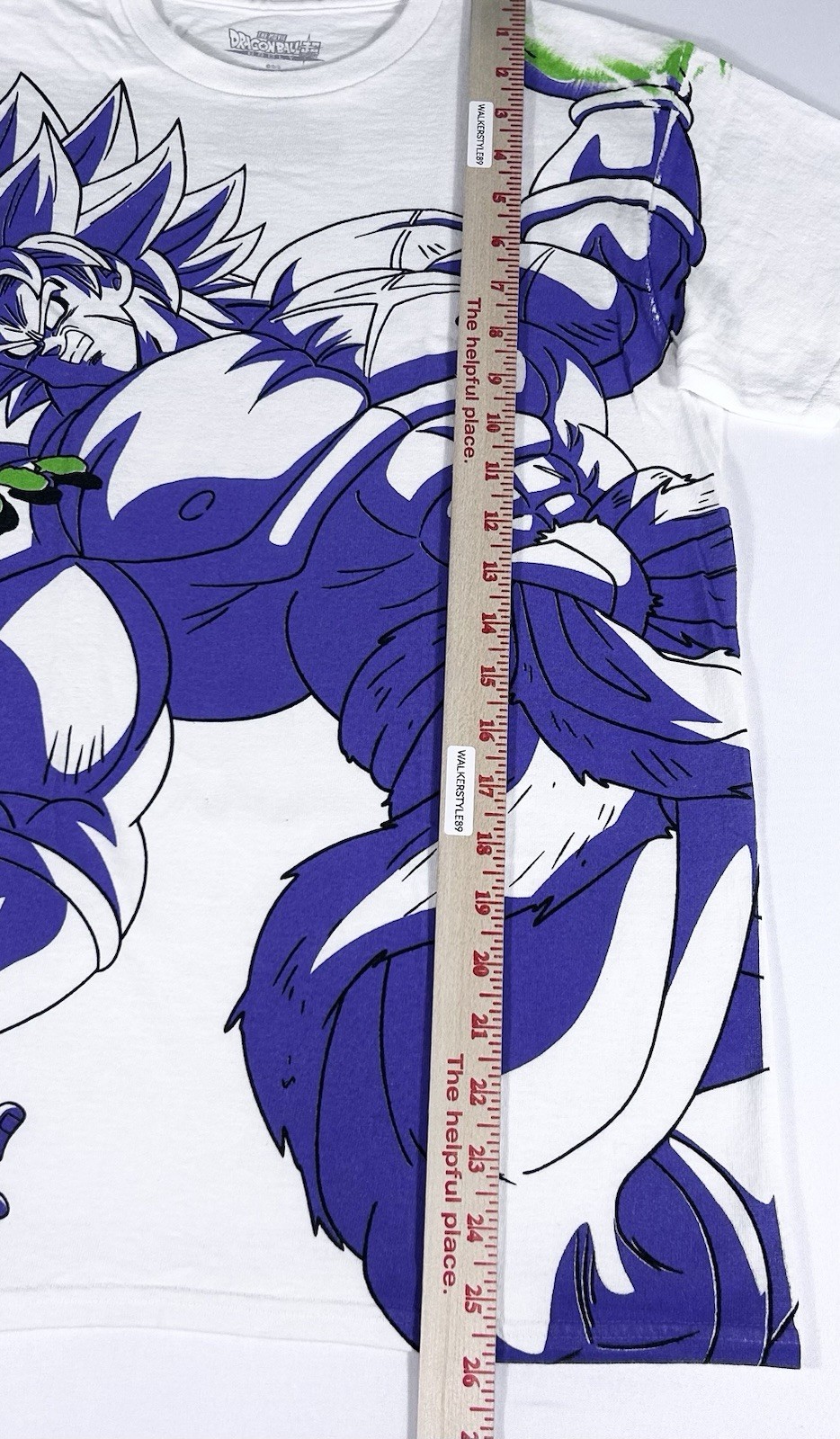 Dragon Ball Super Broly Men’s S White Toei Animation Anime Graphic T-Shirt