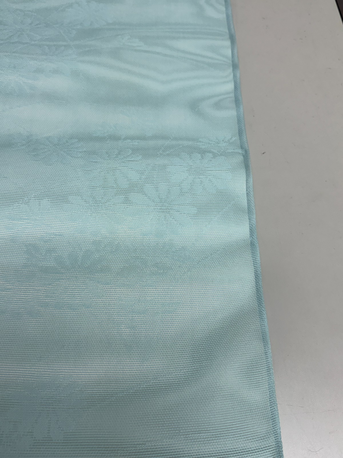Japanese Vintage Kimono Fabric cloth Boro silk Blue tradition 35.4×13.7 in