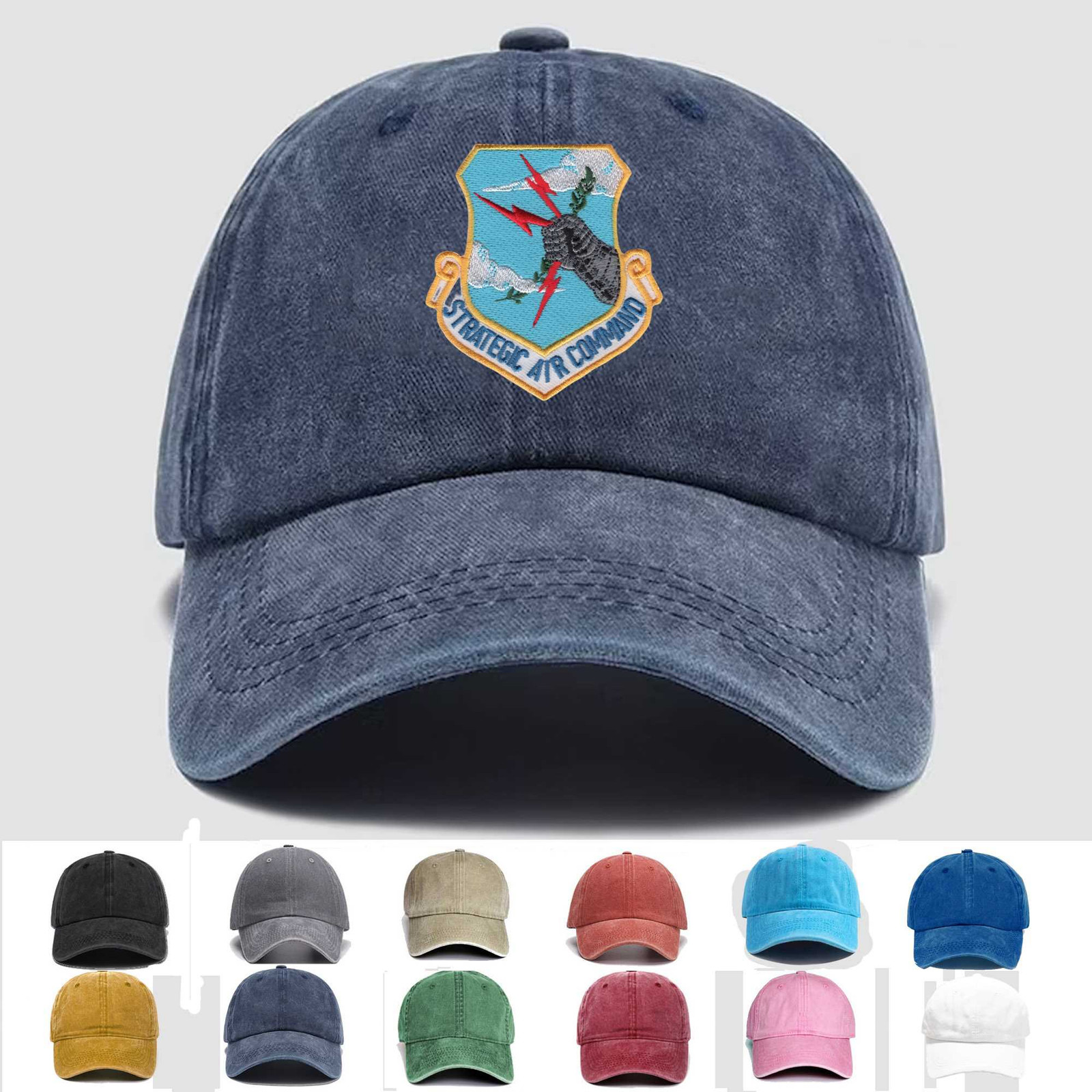 Custom Embroidered Hat SAC (Strategic Air Command), Veteran Cap, Gift Idea