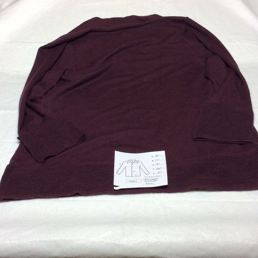 Stitch Fix Evolution Women’s Cardigan Burgundy Lightweight Open Front Small