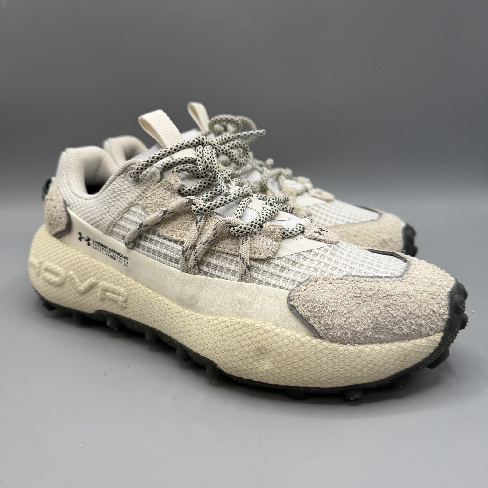 Under Armour Fat Tire Venture Pro HOVR Khaki Green Men 6.5 Women 8 3027212-104