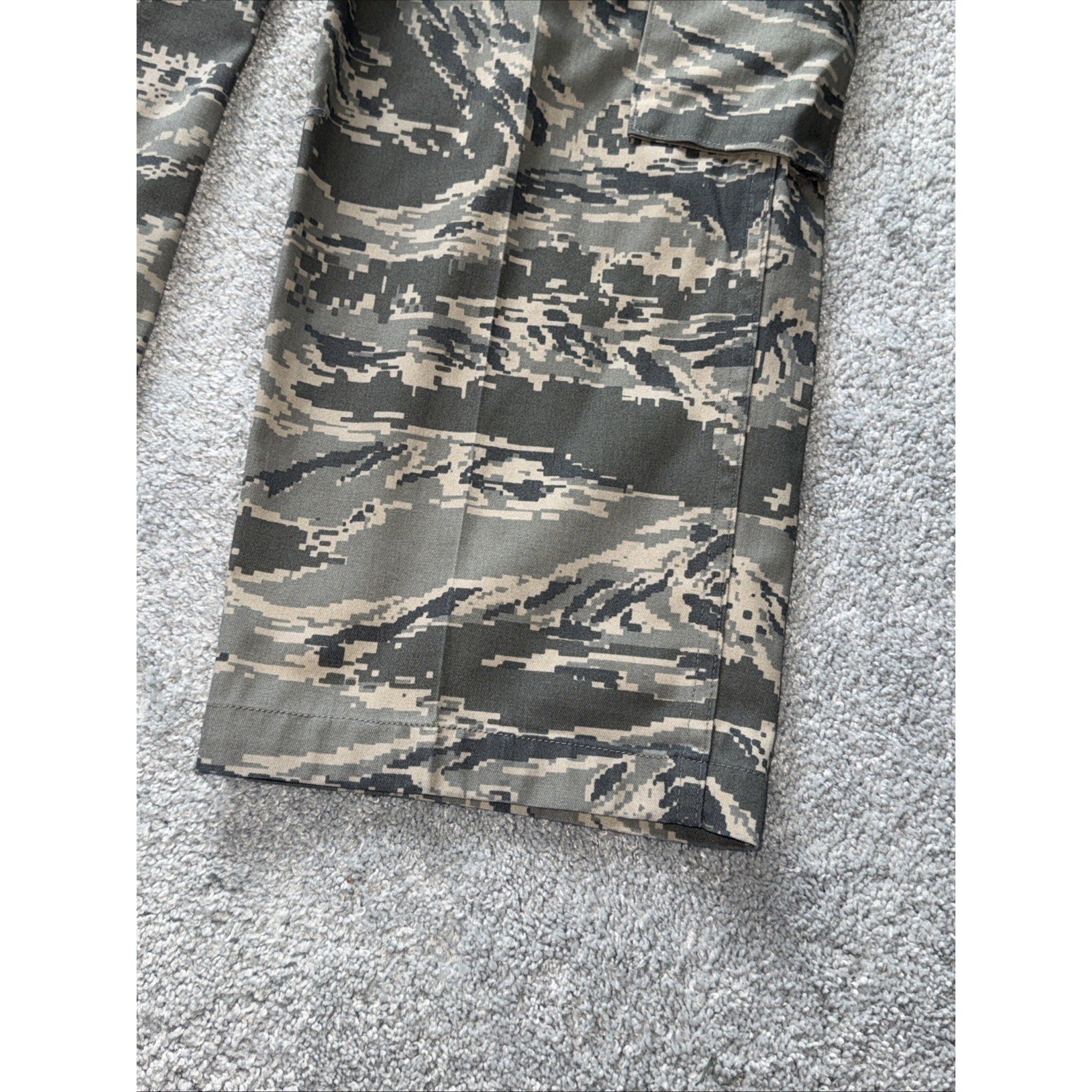 US Military Pants Men 34L Digital Tiger Stripe Camouflage Combat Vanguard 34×36