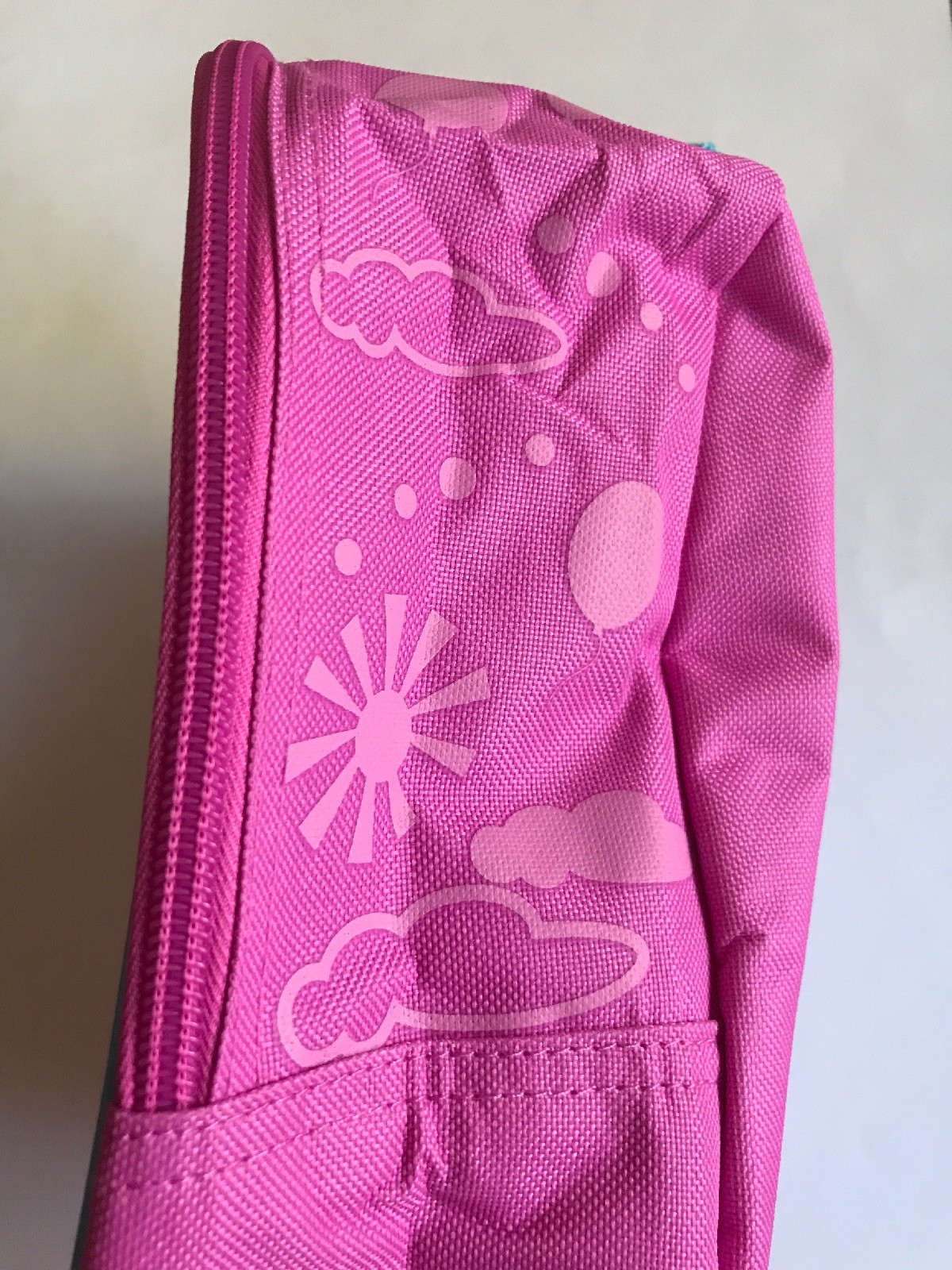 Backpack 11″ Winnie the Pooh Sun Cloud Rainbow Balloon Lenticular Pink NWT