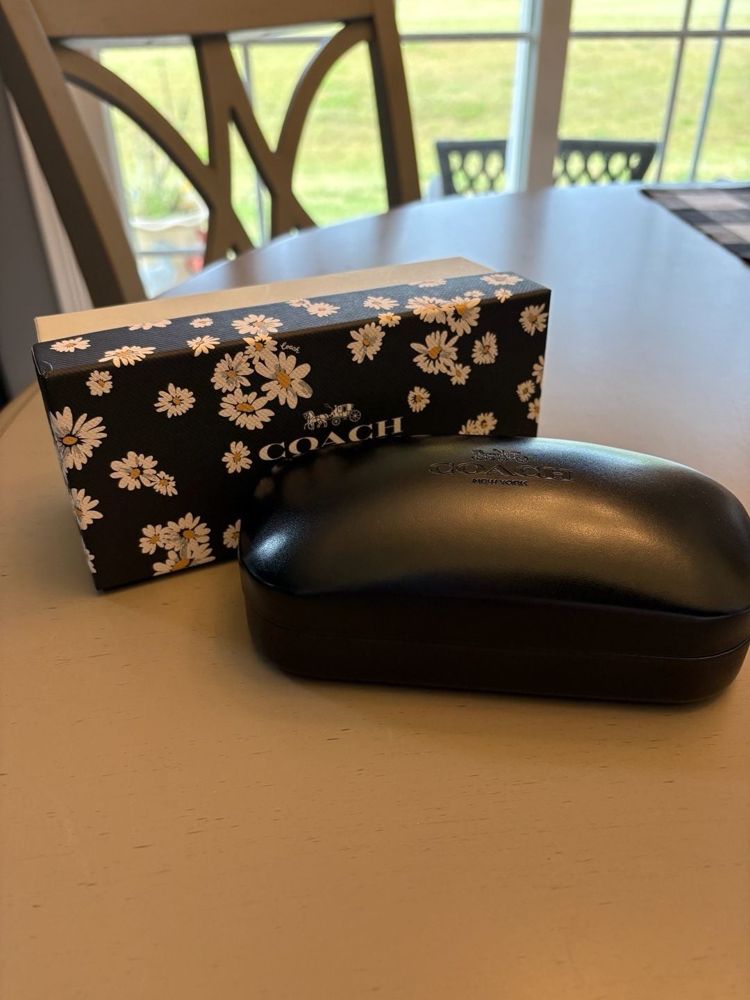 Coach New York Daisy Print Eyewear Case