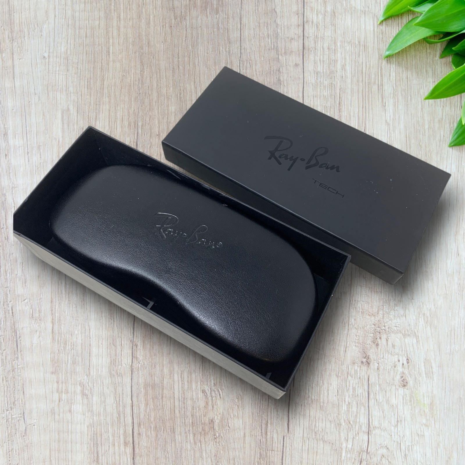 Ray-Ban RB4125 Cats 5000 Aviator Tortoise Sunglasses 710/51 59mm Italy Case Box