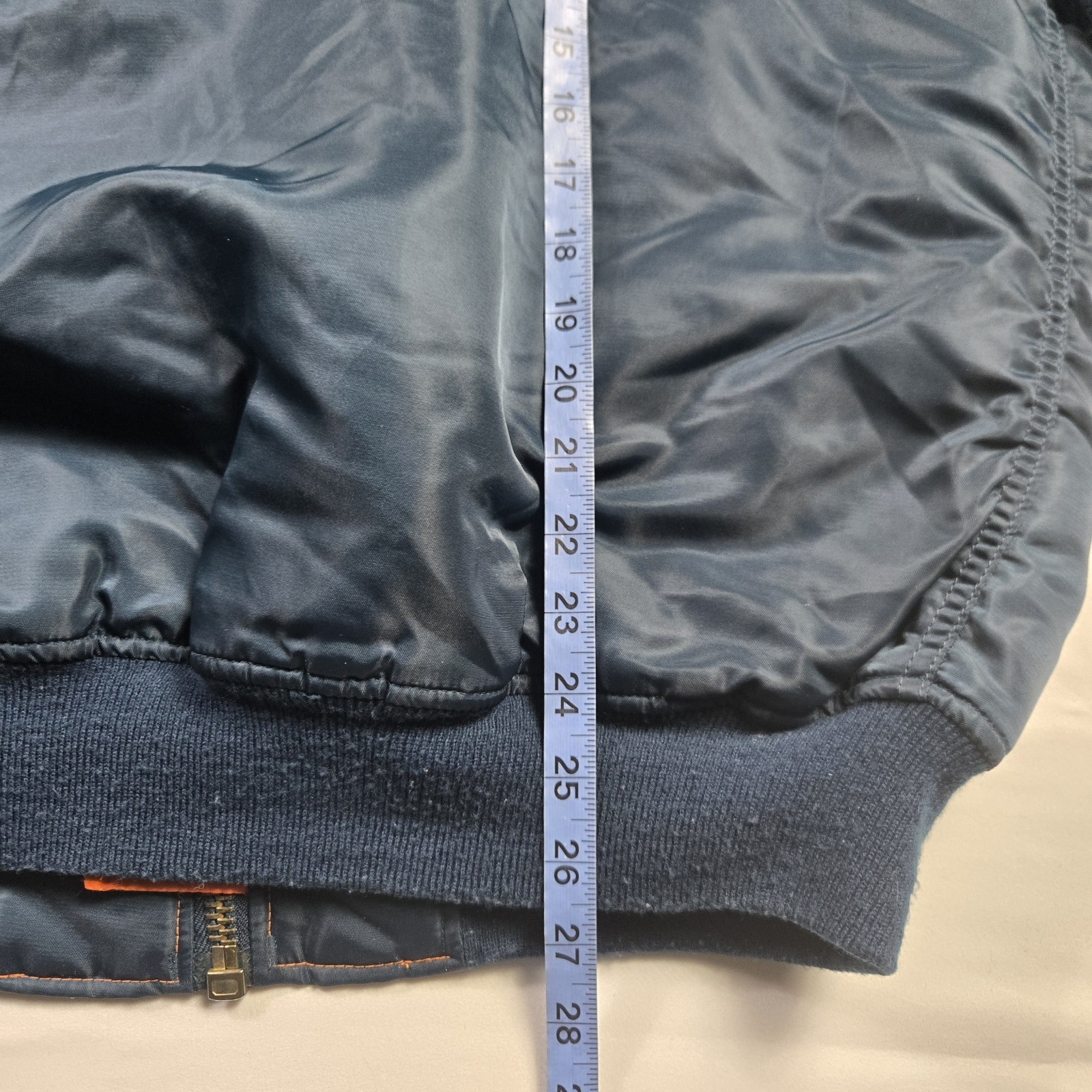 US Armed FORCES Jacket, Flyers Man Intermediate, MA-1 Blue L 8415-00-818-9132