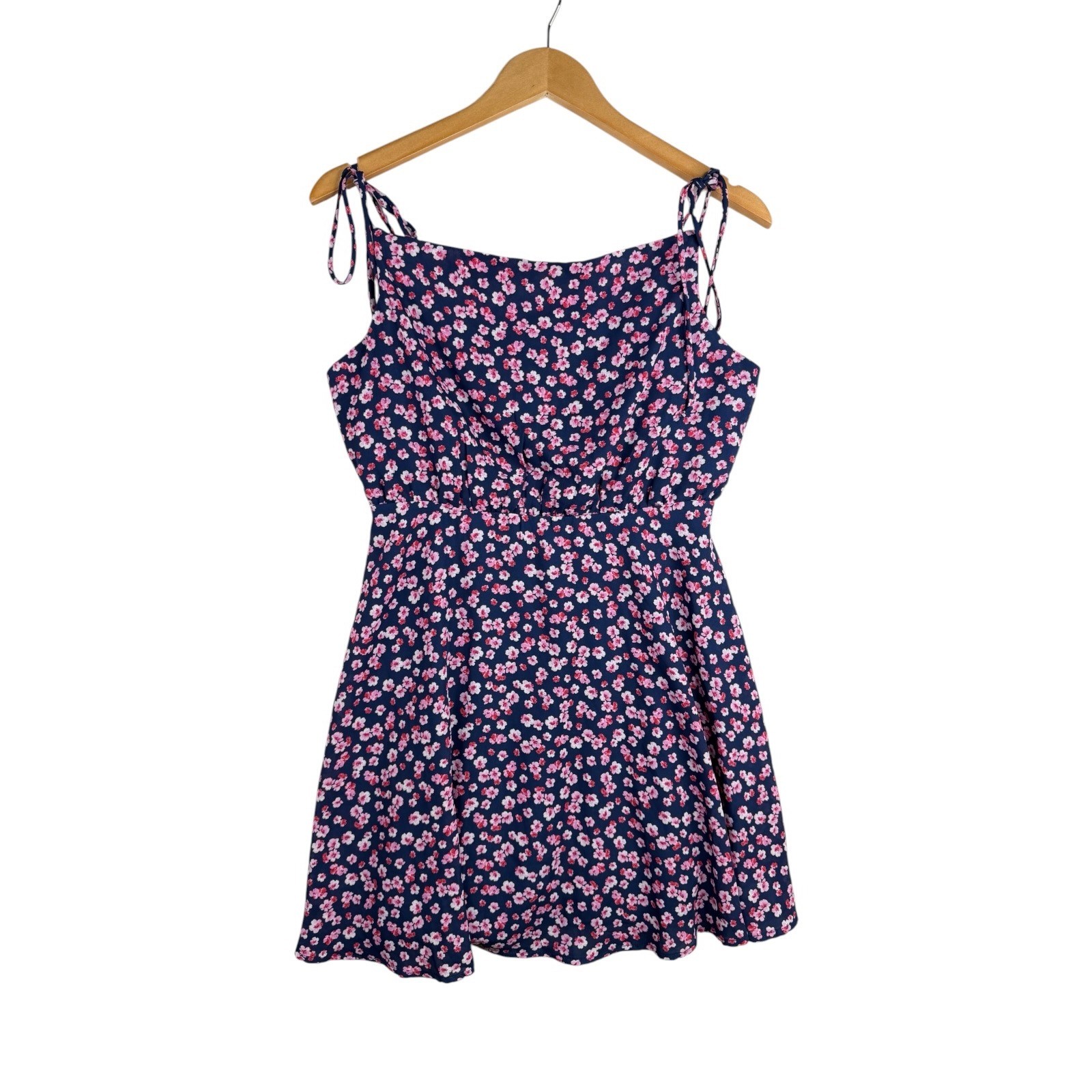 NWT Altar’d State Women’s Amandine R38 Floral Sundress size Medium Navy Pink