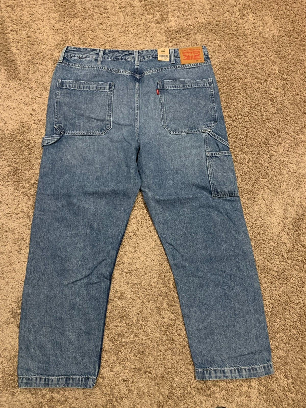Levi’s Carpenter Jeans Loose Fit Tapered Leg Men’s Sizes NWT RT$69.50 0004