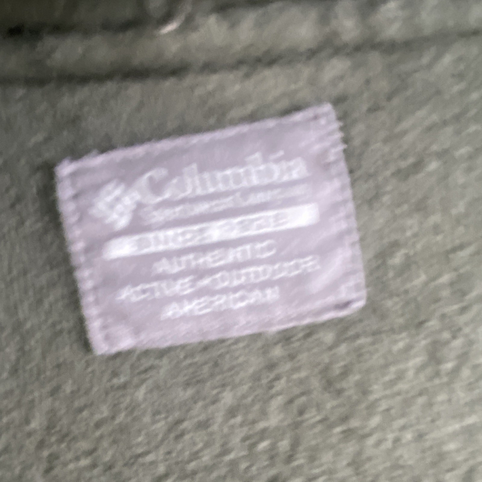 Columbia Men’s Green Pullover Hoodie Fleece Embroidered Logo Pockets Size XL