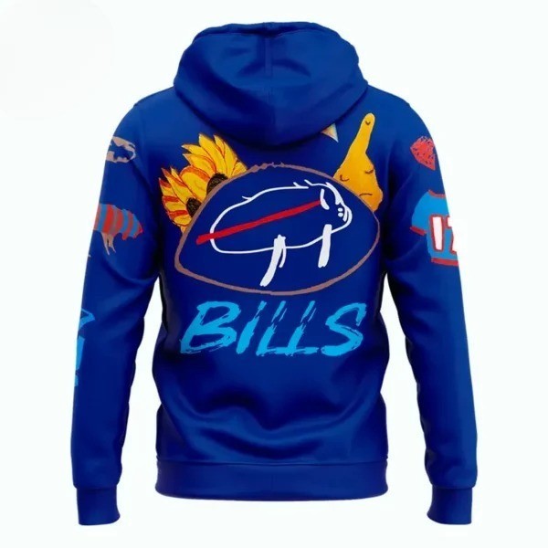 Bills Billustration 2026 Limited Edition Blue Hoodie