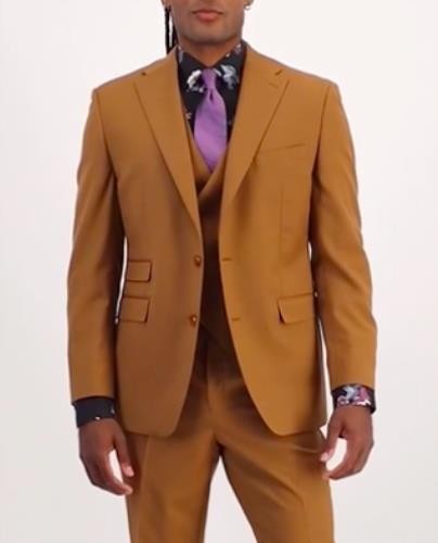 Tayion Collection Classic-Fit Wool Blend Suit Jacket 42 R New $425 AGDY1RPZ0211