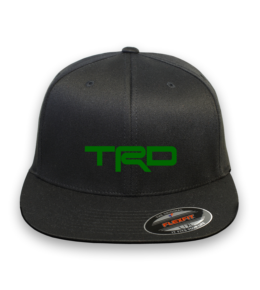 TRD TOYOTA RACING CURVED or FLAT BILL FLEXFIT HAT ***FREE SHIPPING in BOX***