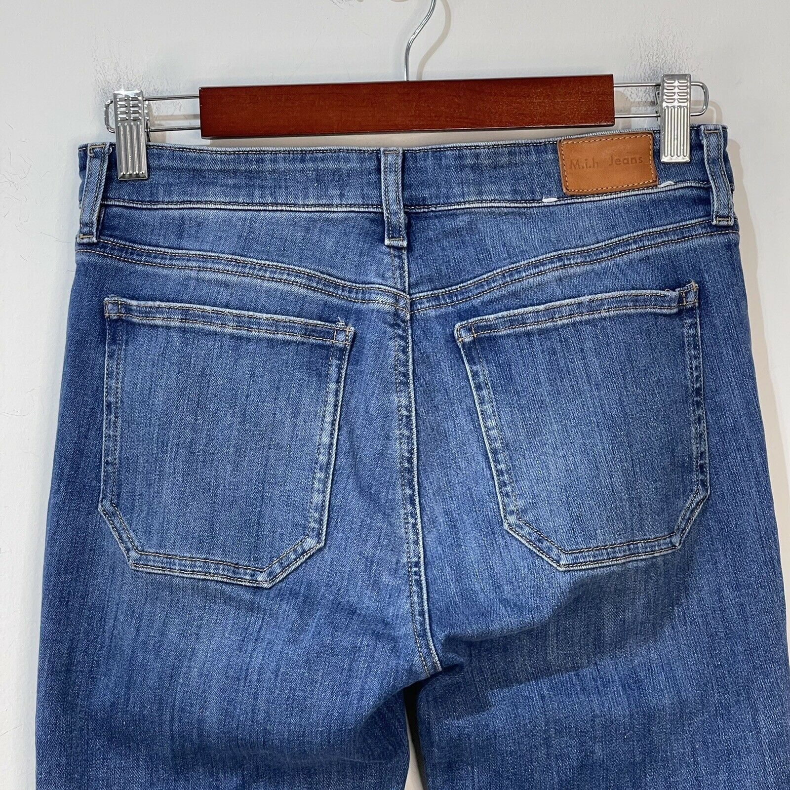 Anthropologie M.i.H. Jeans Size 27 Bridge High Rise Medium Wash Skinny Jeans