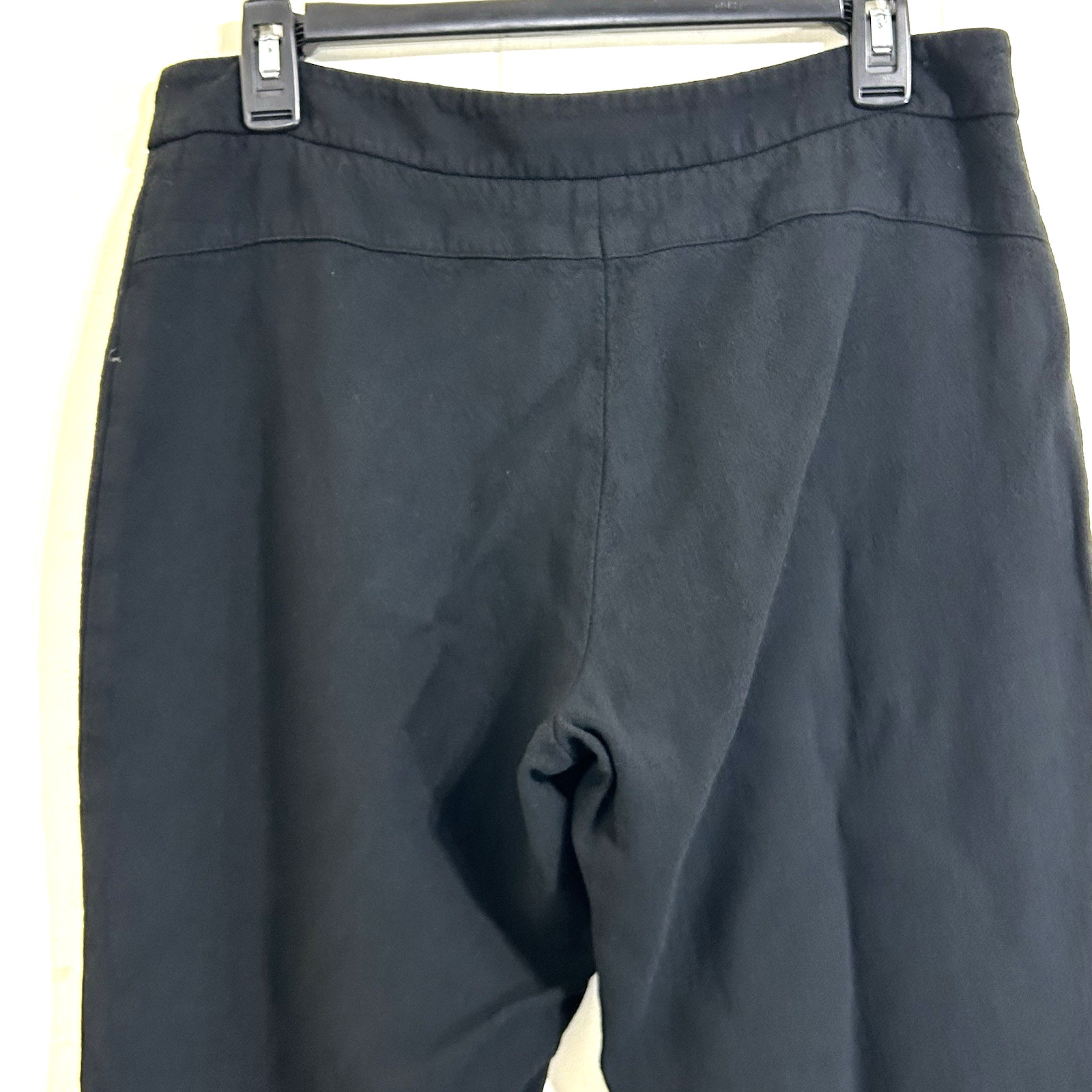 Eileen Fisher Stretch Wool Ankle Pants Size Medium Formal Straight Leg Pants