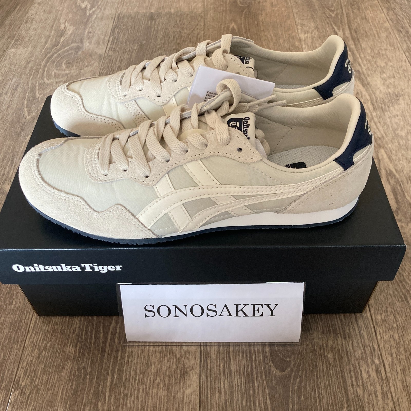 Onitsuka Tiger SERRANO 1183B400 252 OATMEAL/CREAM New in Box from Japan