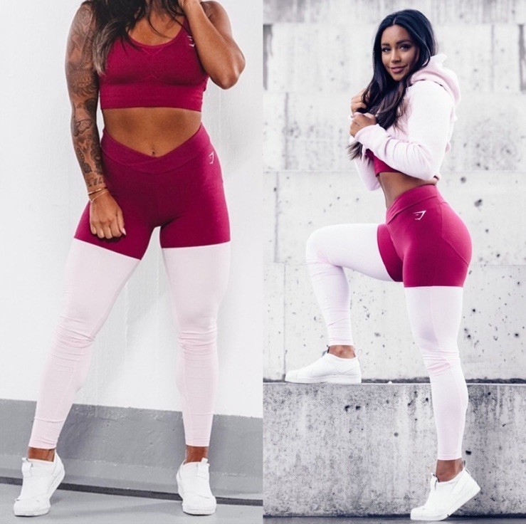 Gymshark Colorblock Two Tone Leggings – Small