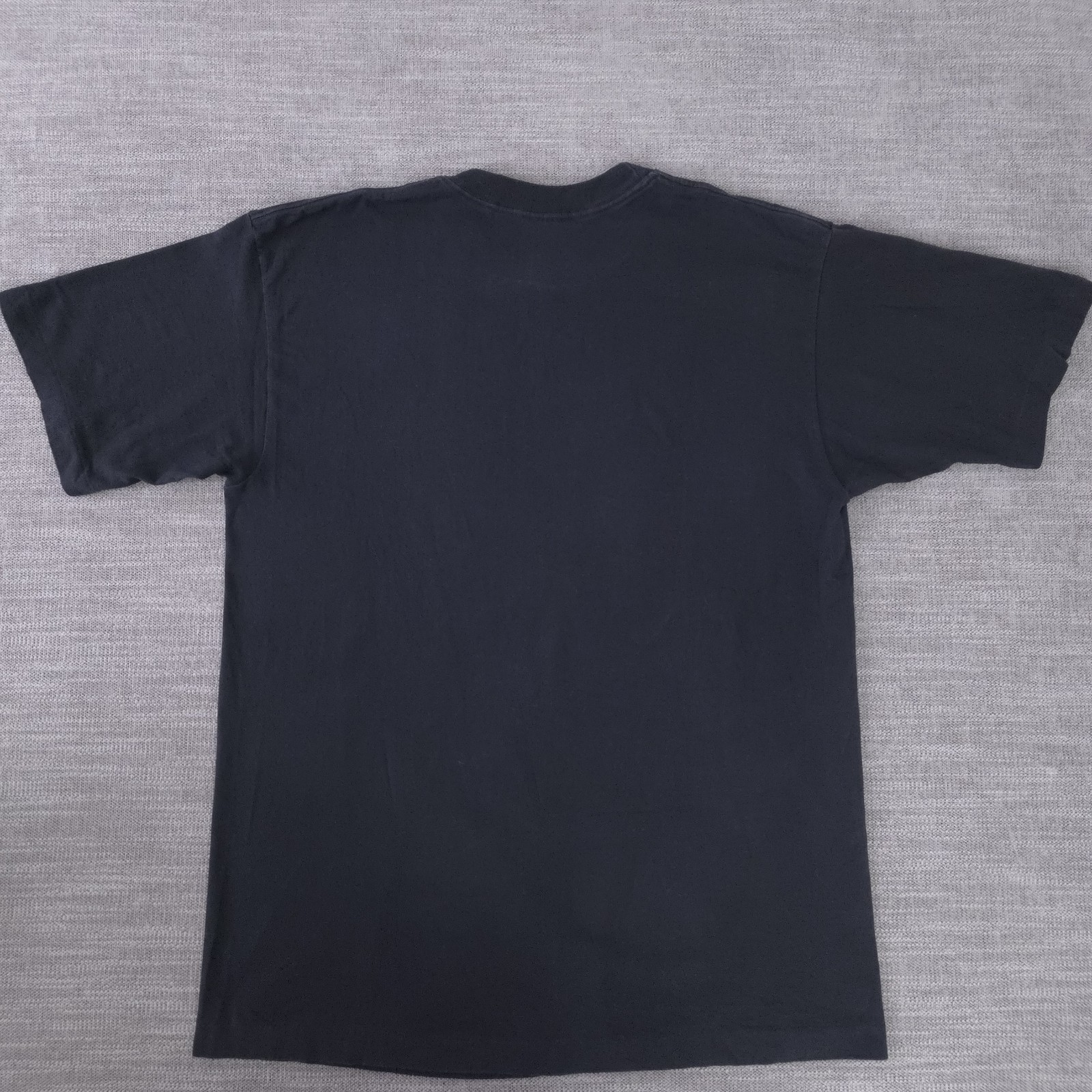 Vintage New York Mets 90s Single Stitch Black XL T-Shirt Made In USA Trench MLB