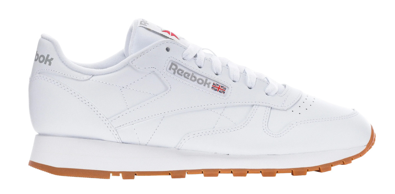 Reebok Classic Leather Low White Grey Gum Mens GY0952