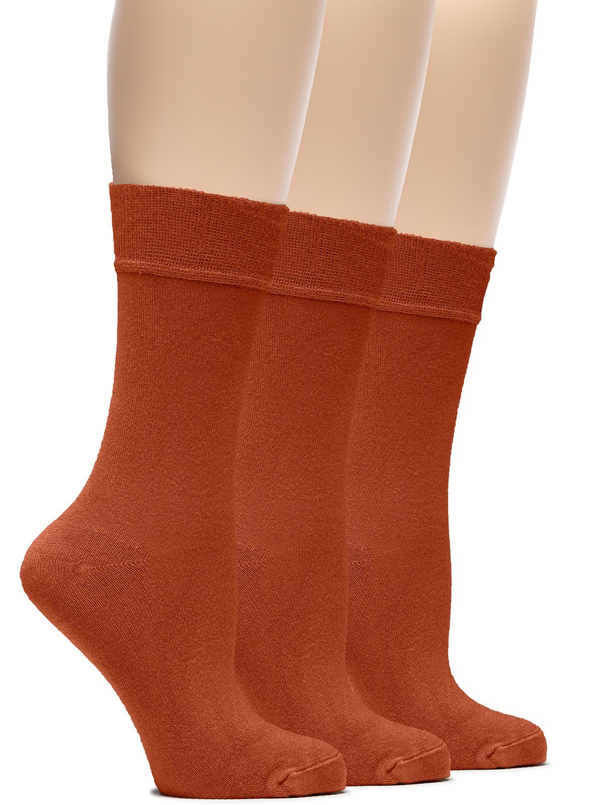 Womens Crew Bamboo Dress Socks, Business Trouser Casual, 3 Pairs, by Hugh Ugoli
