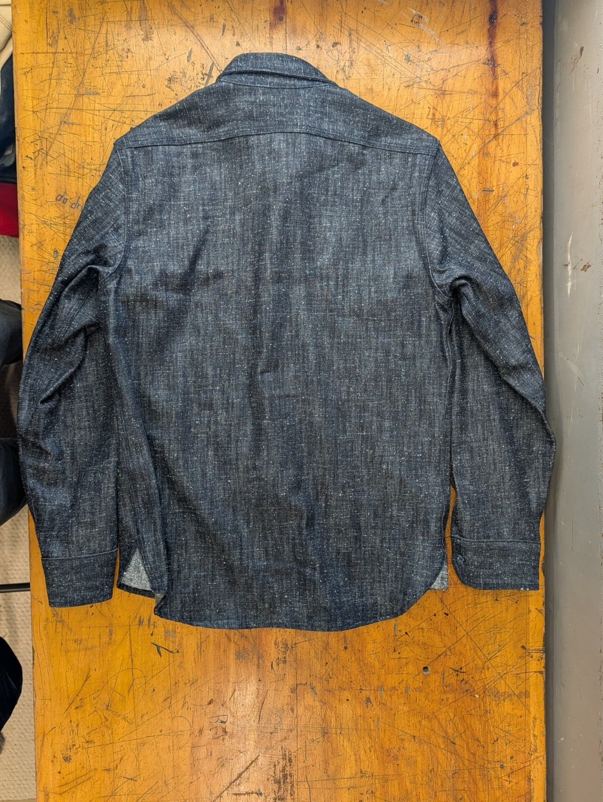 Rare Taylor Stitch The Utility Shirt in Heavy Slub Denim – Medium 40