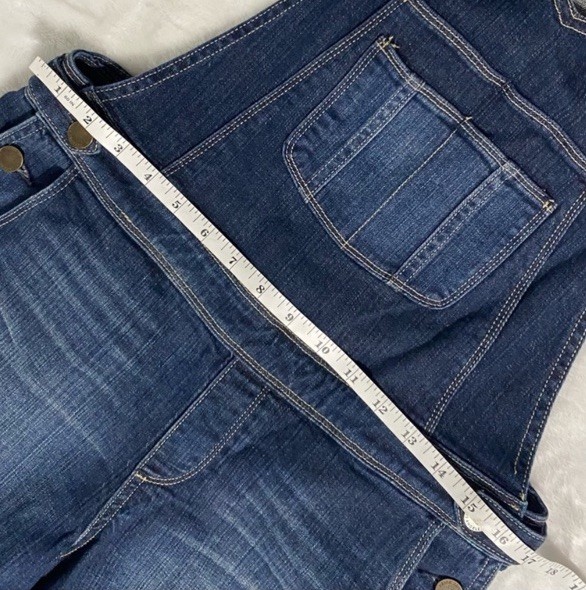 PAIGE Blue Denim Overall Romper Shorts S Sleeveless Button Strap Pockets