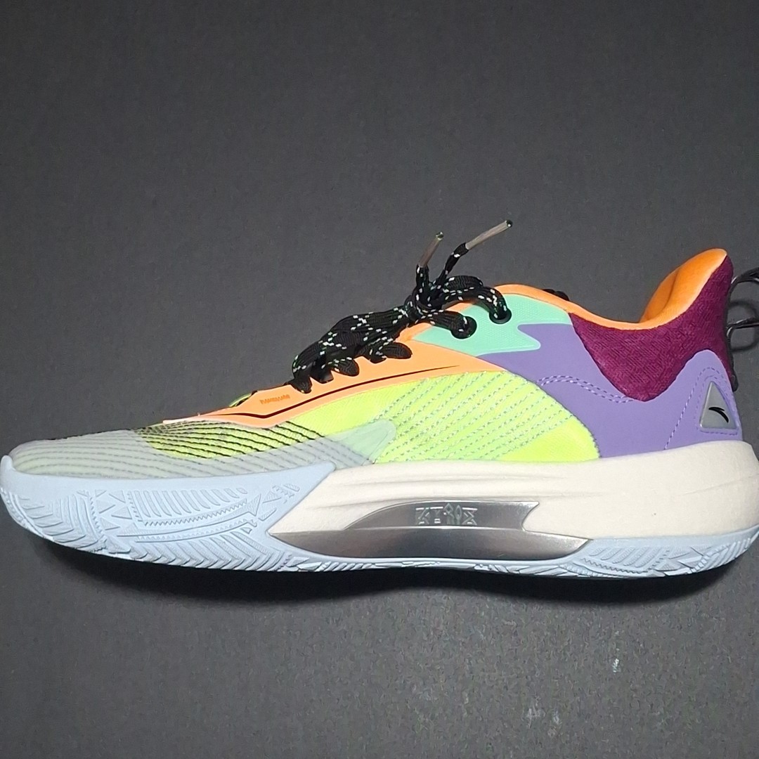 Anta Model 8125B1128S-2 Kai 1 Speed Men’s 10.5, Green/Purple/White