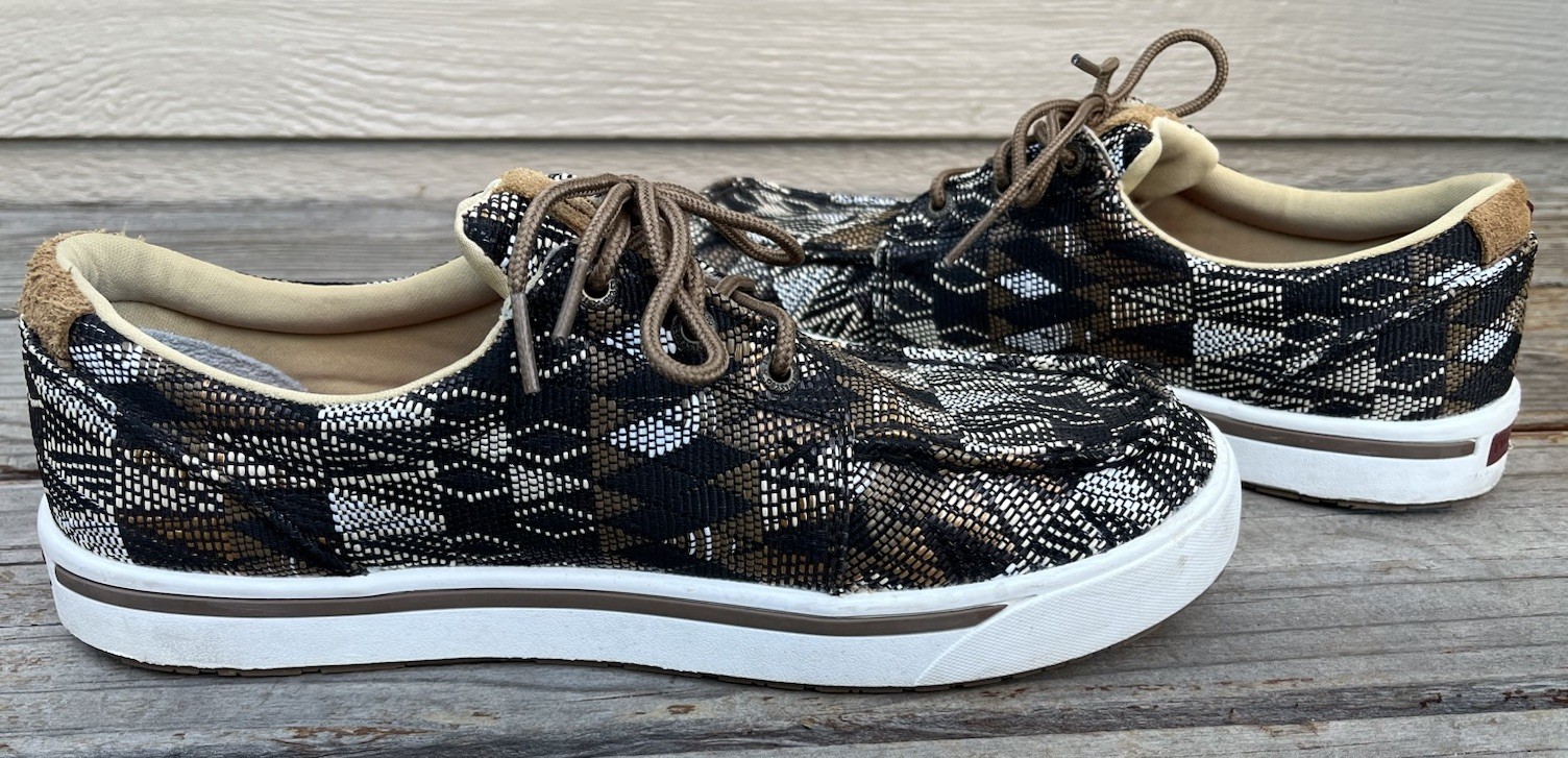 Nice! Twisted X Kicks Men’s 9M Casual Shoes Black/Multi MCA0044