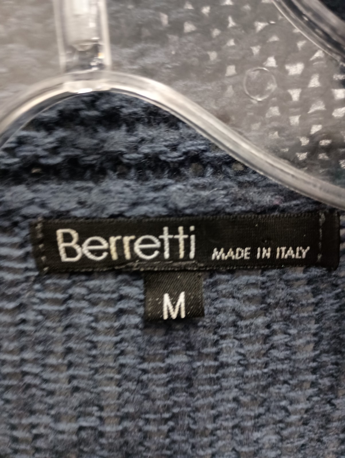 Berretti Womens Cardigan Medium Gray Wool Blend Cascading Bell Sleeve Timeless