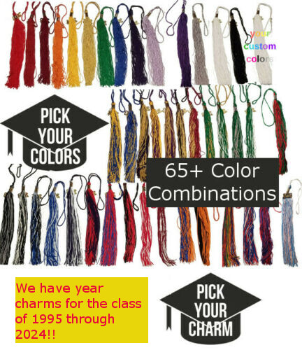 2010 2009 2008 2007 2006 2005 2004 2003 Graduation Tassel Mortarboard Cap 9″