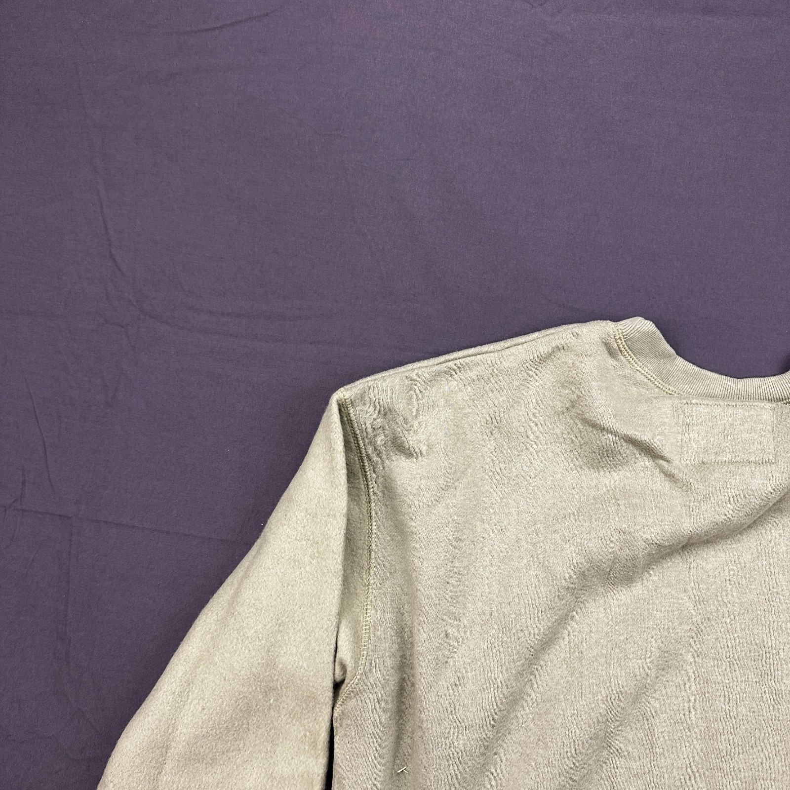 League Collegiate Sweatshirt Womens Medium Sage Green Montana Logo Fleece Lined