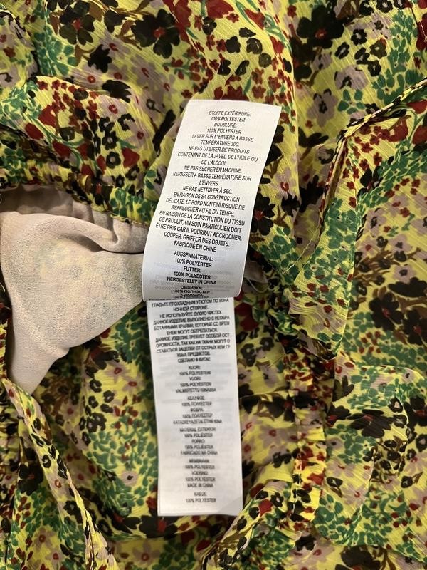 Ted Baker London Green & Yellow Printed Blouse Top UK 8 / EU 36 / US 4