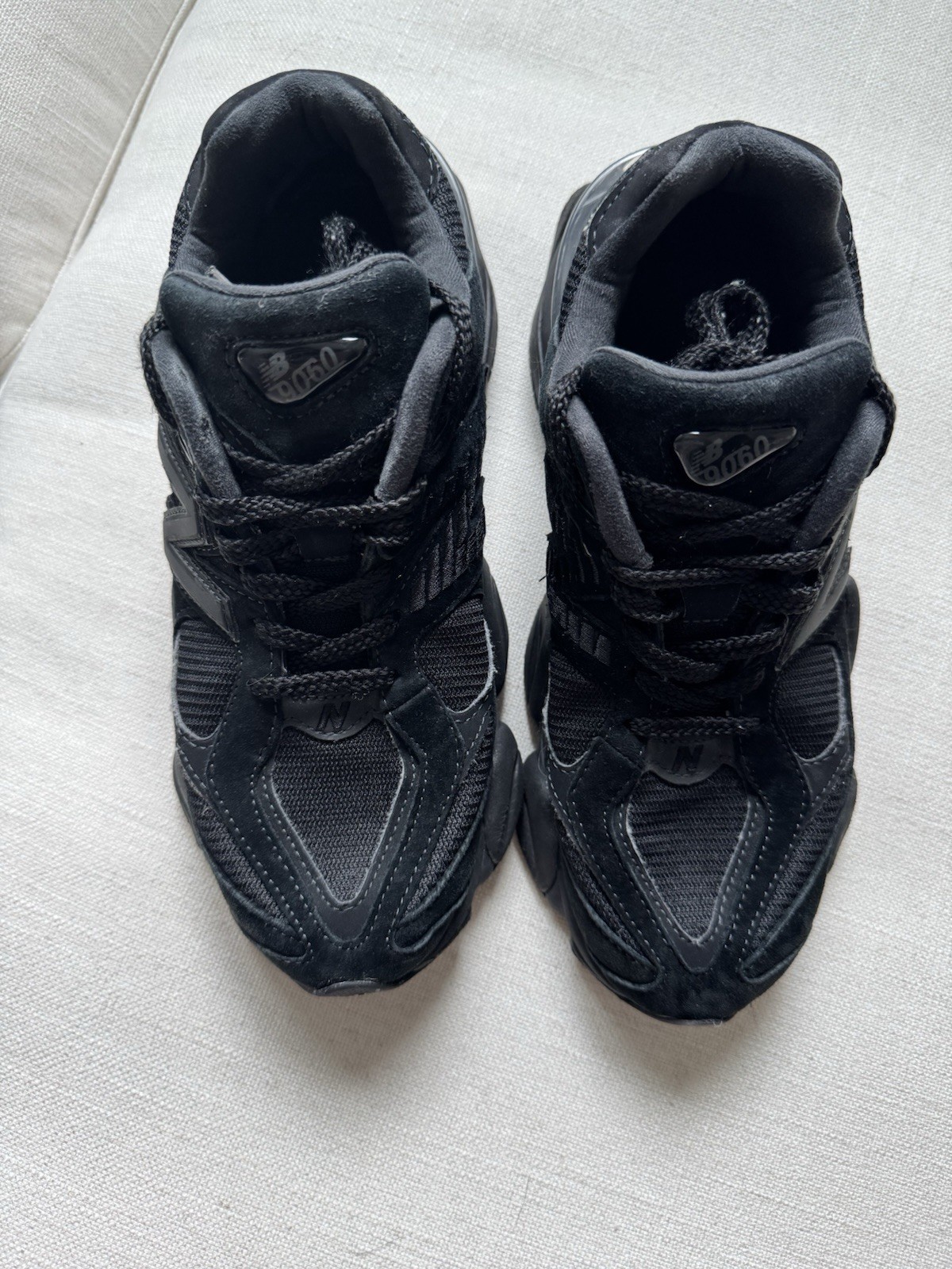 New Balance 9060 Triple Black Suede U9060BPM Men’s Black Sneakers