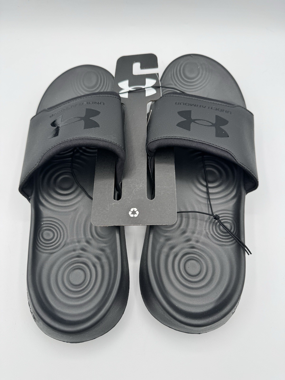 Under Armour Ignite Select Men Slides Size 13 Sandals Black 3027219