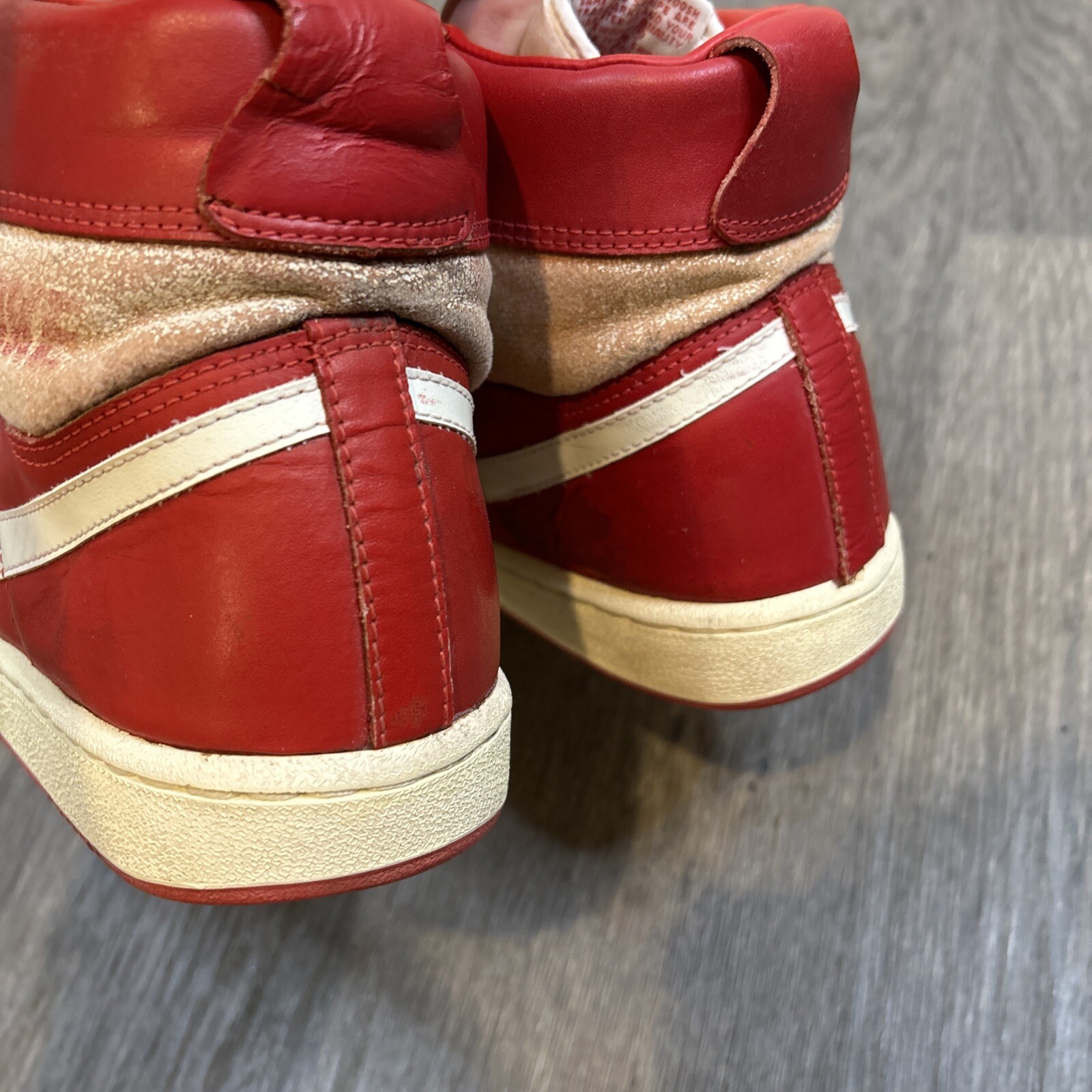 VTG Nike 1980’s Sales Sample Dynasty Red White Men’ US 9 1985 Original OG Shoes
