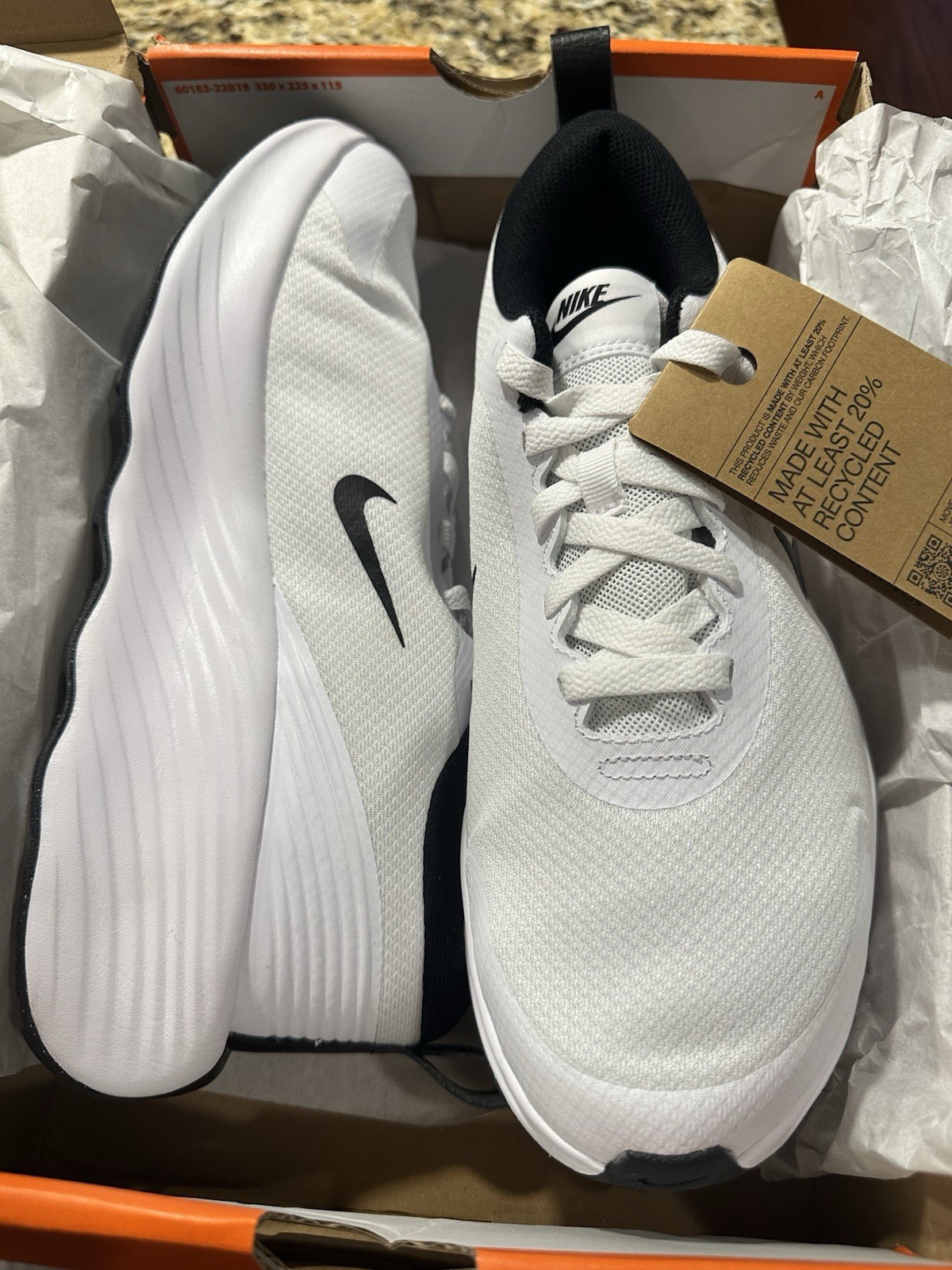 Nike Promina White Mens Size 10 FV5285 101 NEW Free Shipping