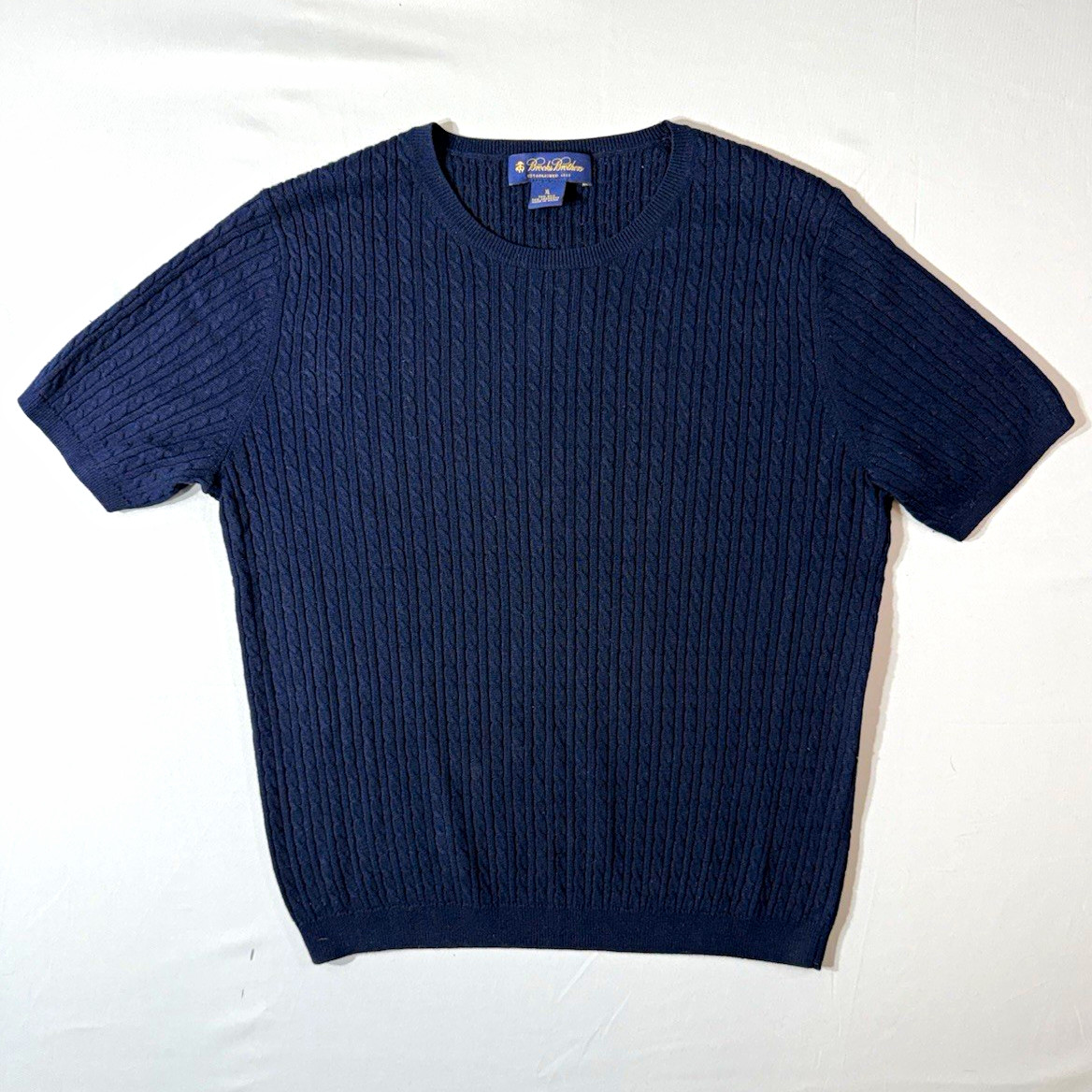 Brooks Brothers women’s silk cashmere blend short sleeve sweater size XL luxury