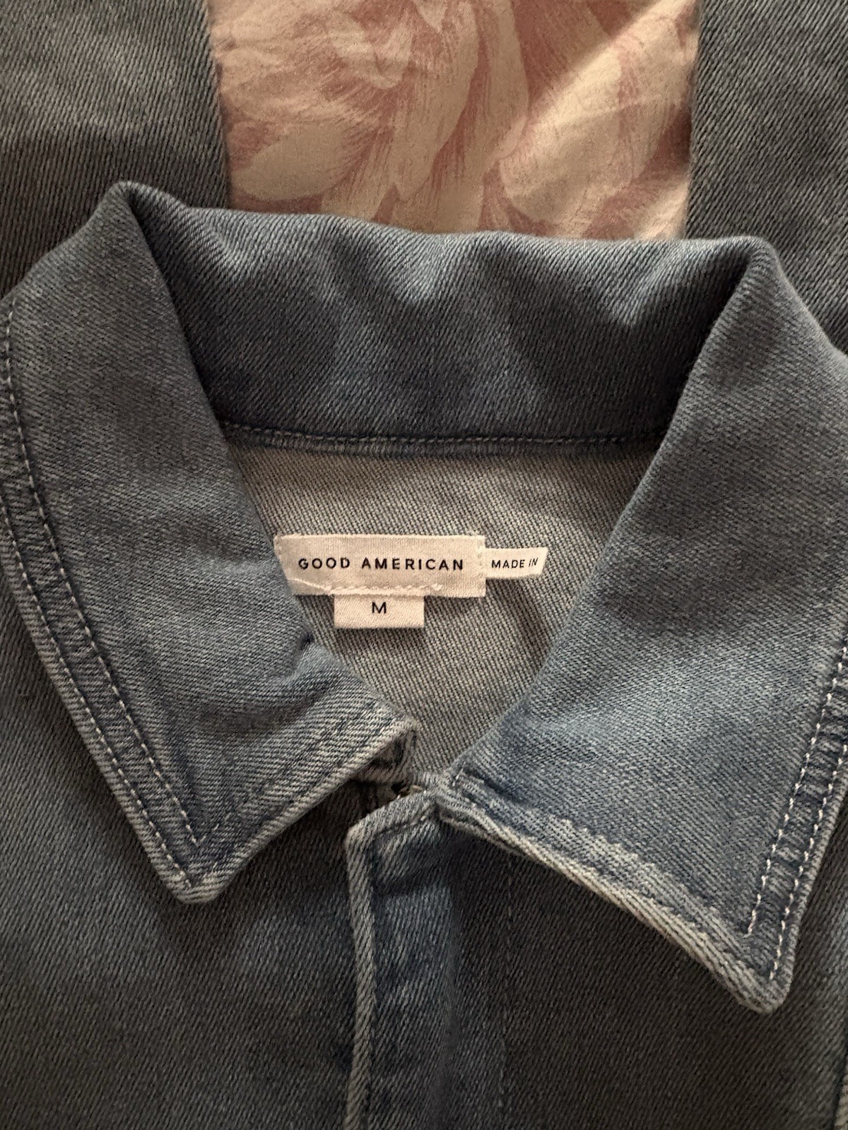NWT Good American Fit For Success Denim Jumpsuit Size Petite M NWT