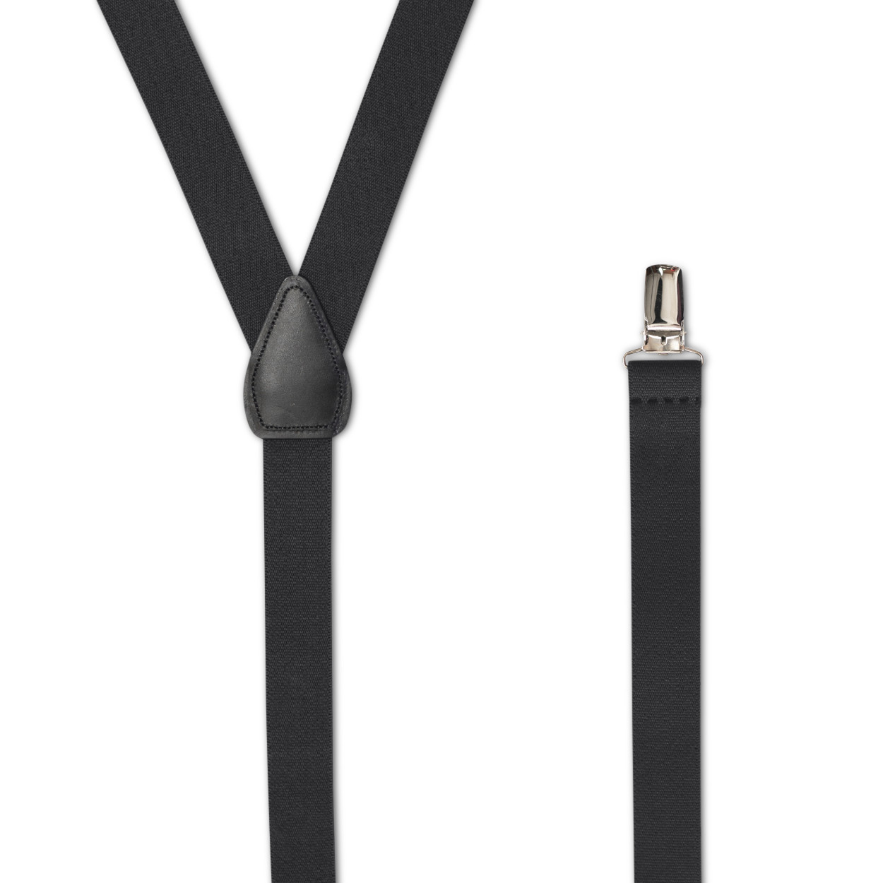 Men’s Y Style Suspenders, Strong Grip Clips & Length Adjusters, USA Made