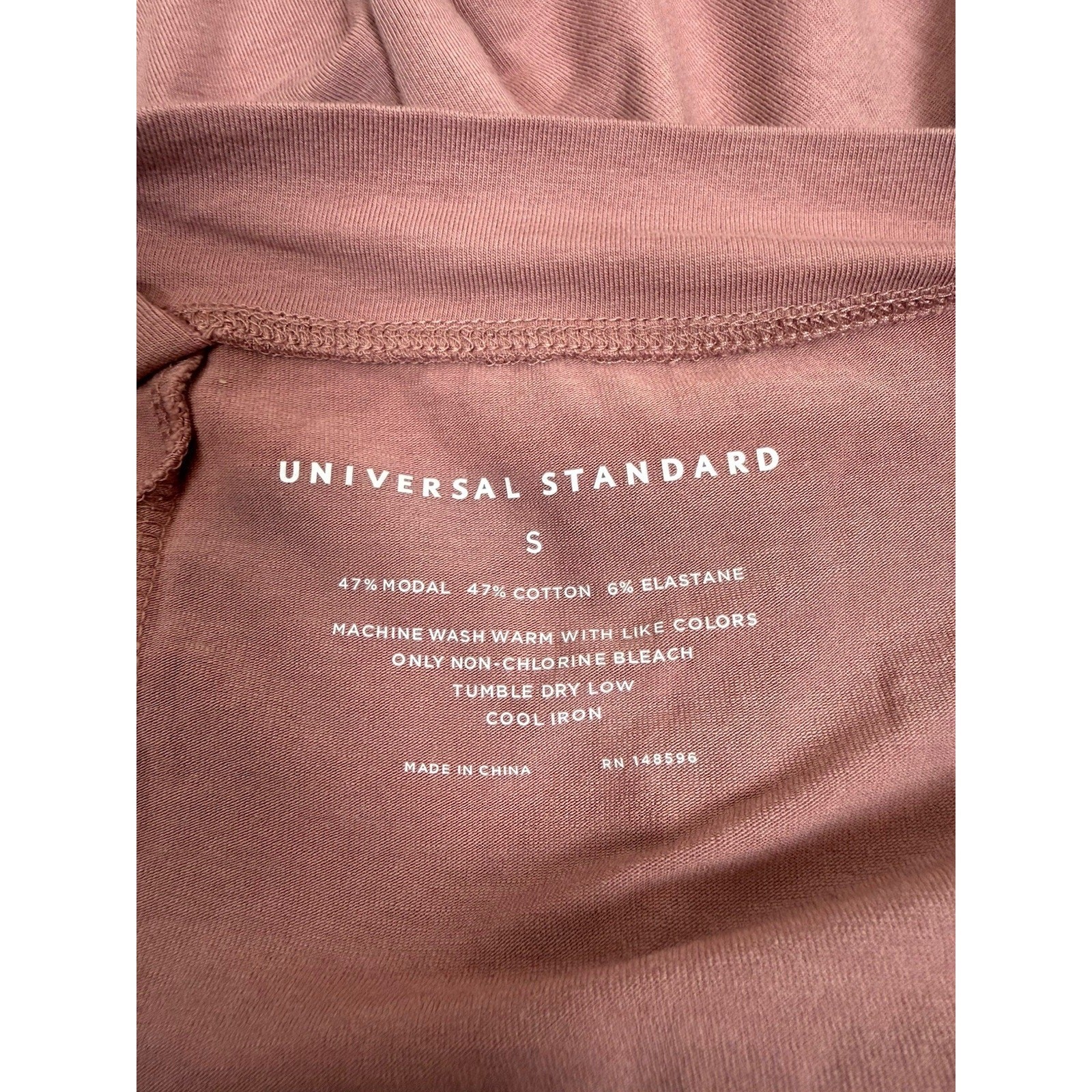 Universal Standard Set UltimateS Dolci Lounge Top Lorelai Shorts Pink S 14-16