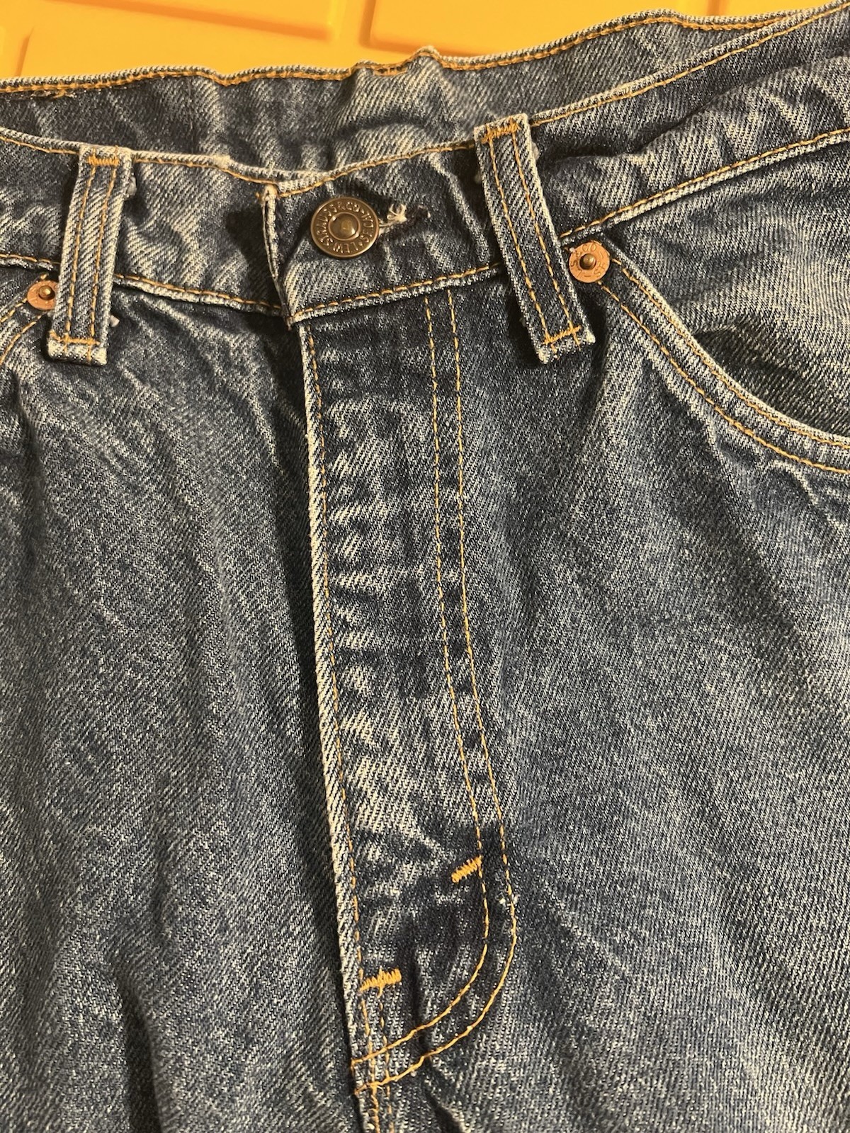 Levi’s 309 Men’s Orange Tab Jeans Size Actual 30×29.5 Vintage Retro Hipster