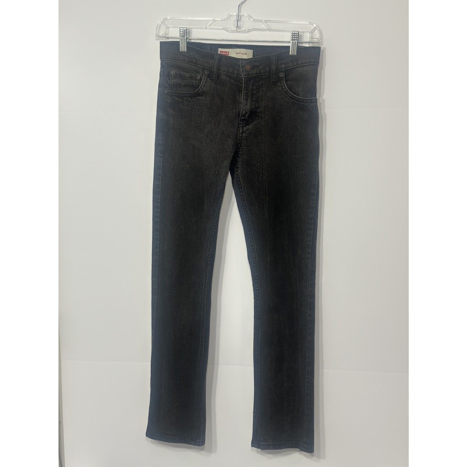 Levi’s 511 Slim Black Jeans Women’s Size 14 Regular (27×27) Stretch Denim