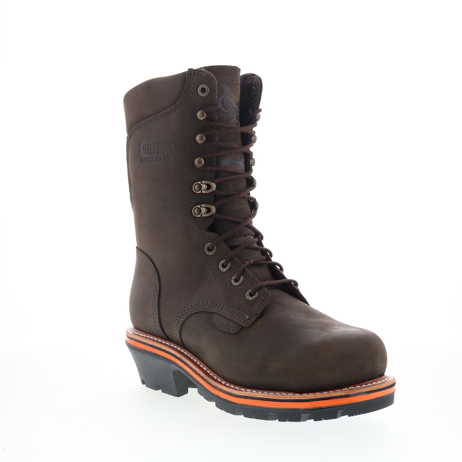 Chippewa Thunderstruck WP Composite Toe Mens Brown Wide Work & Safety Boots