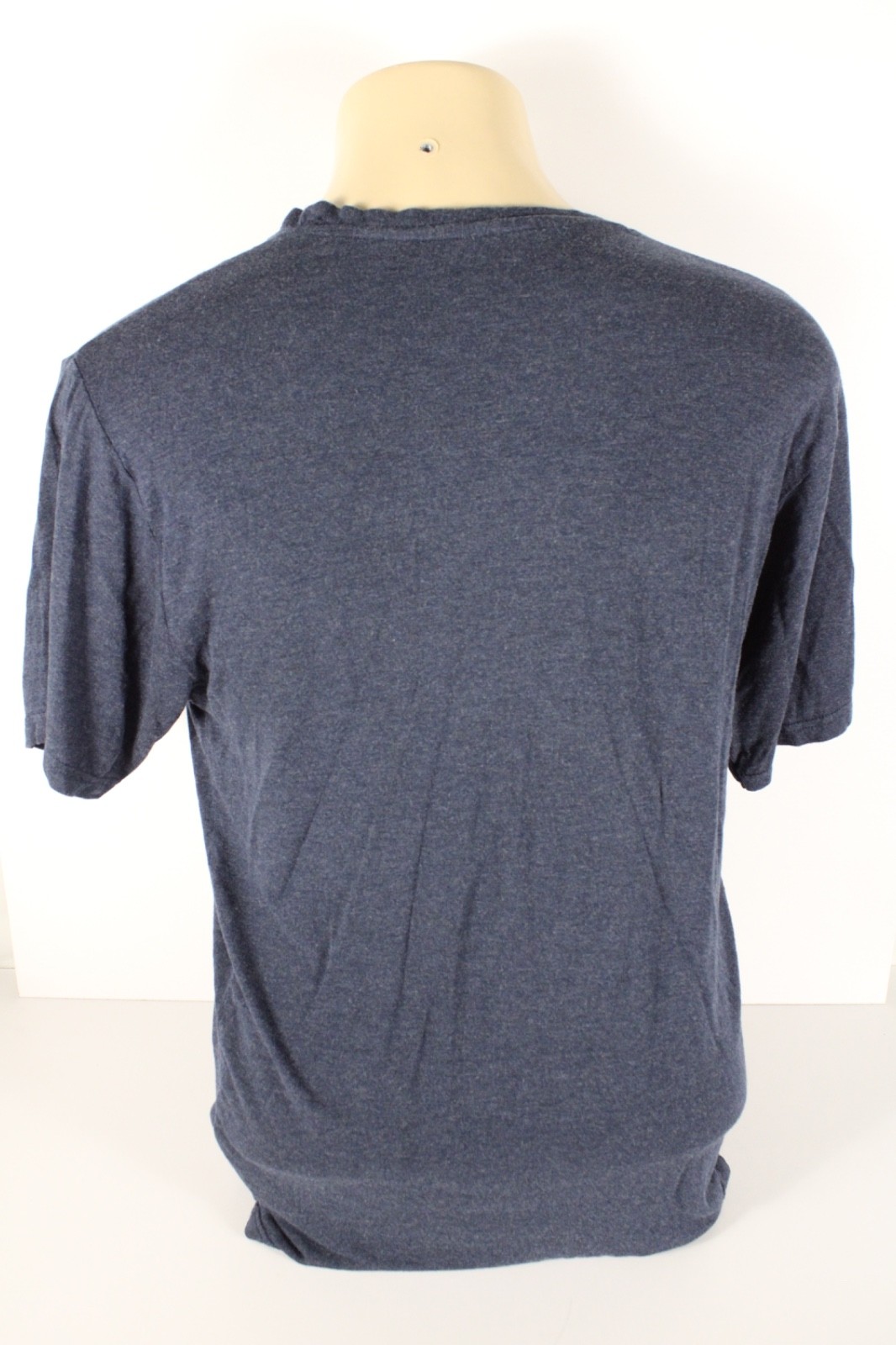 Hanes Blue T-shirt Medium M Super Soft 95% Modal Viscose 5% Spandex Undershirt